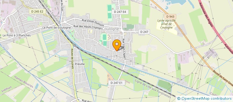 localisation de l'entreprise SCI EUROBASE  COULOGNE