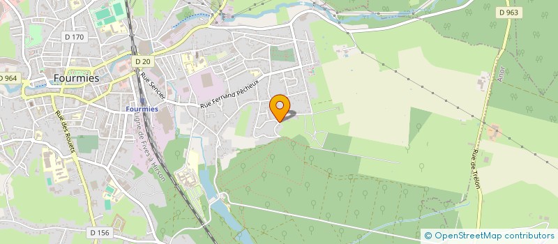 localisation de l'entreprise SCI EUROBAT  FOURMIES