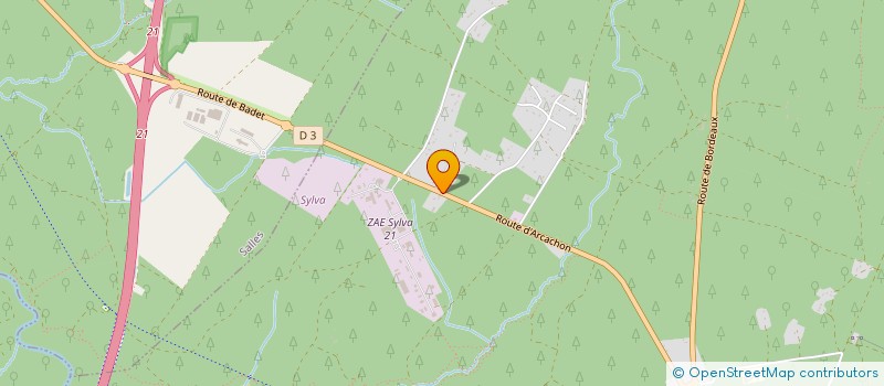 localisation de l'entreprise SCI EUROCAZA  BELIN-BELIET