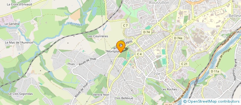 localisation de l'entreprise SCI EURODYFANI à ISLE