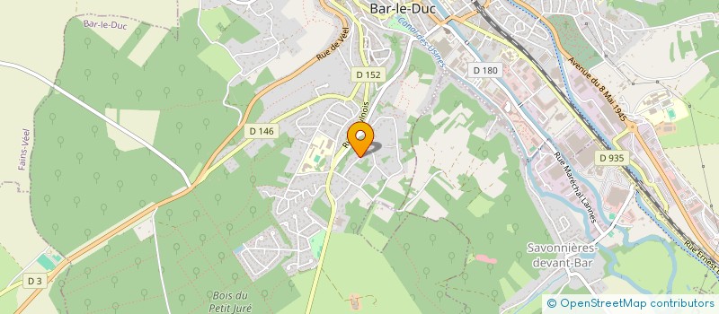 localisation de l'entreprise SCI EUROFRABAR à BAR-LE-DUC