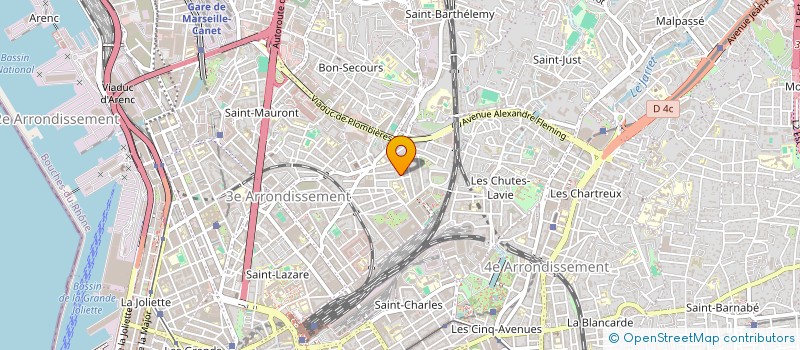 localisation de l'entreprise SCI EUROJOLIETTE FSI à MARSEILLE