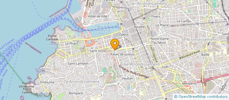 localisation de l'entreprise SCI EUROLOUIS à MARSEILLE