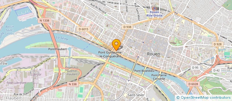 localisation de l'entreprise SCI EUROMAP  ROUEN