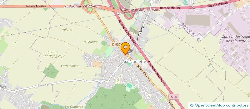 localisation de l'entreprise SCI EUROP AIX IMMO  AIX-NOULETTE