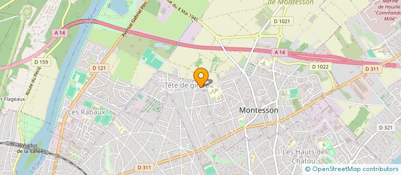 localisation de l'entreprise SCI EUROP'INVEST  CHATOU