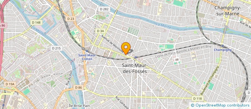 localisation de l'entreprise SCI EUROPA 92 à SAINT-MAUR-DES-FOSSES