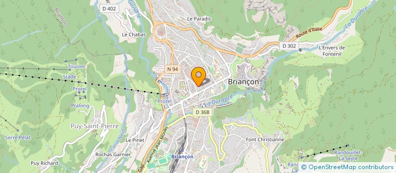 localisation de l'entreprise SCI EUROPA à BRIANCON