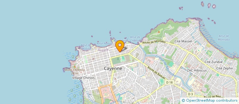 localisation de l'entreprise SCI EUROPAT  CAYENNE