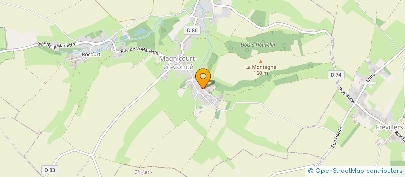 localisation de l'entreprise SCI EUROPAVIA  MAGNICOURT-EN-COMTE