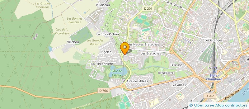 localisation de l'entreprise SCI EUROPE  BLOIS