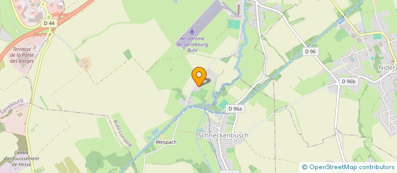 localisation de l'entreprise SCI EUROPE  BUHL-LORRAINE