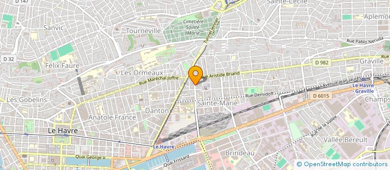 localisation de l'entreprise SCI EUROPE à LE HAVRE