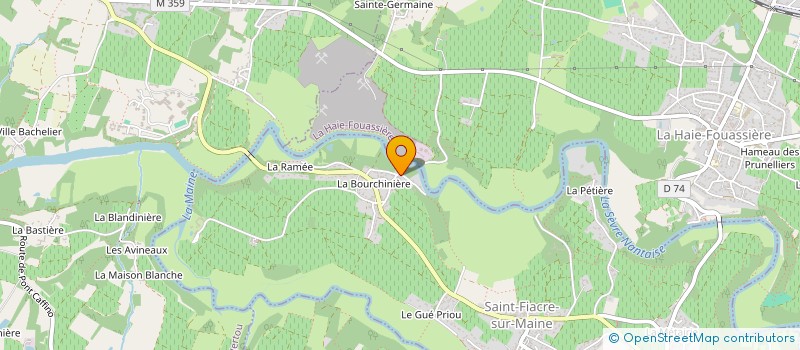 localisation de l'entreprise SCI EUROPE  SAINT-FIACRE-SUR-MAINE