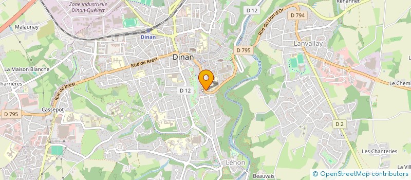 localisation de l'entreprise SCI EUROPE  DINAN