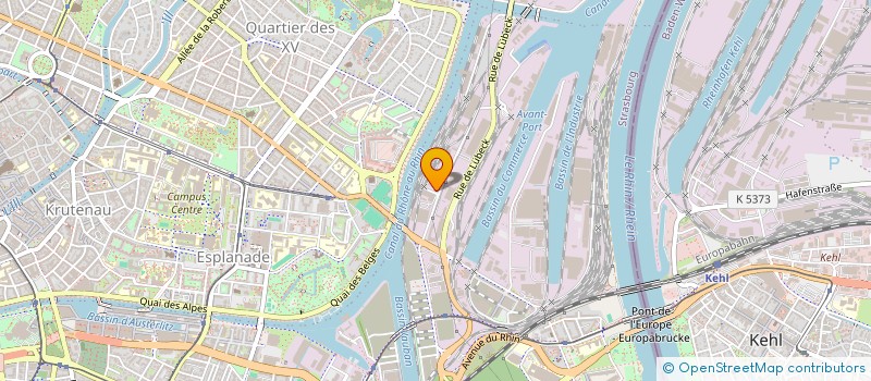 localisation de l'entreprise SCI EUROPE AH  STRASBOURG