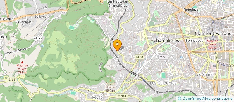 localisation de l'entreprise SCI EUROPE CHAMALIERES  CHAMALIERES