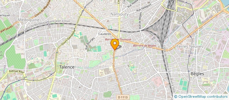 localisation de l'entreprise SCI EUROPE IMMOBILIER  TALENCE