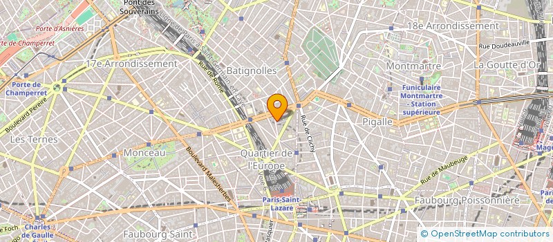 localisation de l'entreprise SCI EUROPE-TURIN  BOULOGNE-BILLANCOURT