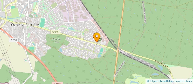 localisation de l'entreprise SCI EUROPEAN CAMPUS SAINTE THERESE  OZOIR-LA-FERRIERE