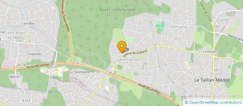 localisation de l'entreprise SCI EUROPEENNE DEVELOP INVESTISSEMENTS  LE TAILLAN-MEDOC