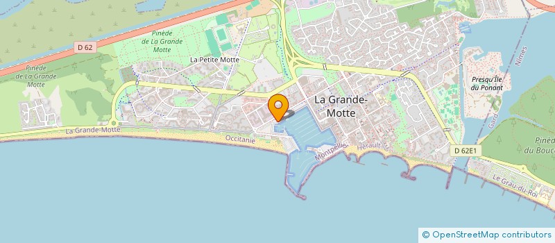 localisation de l'entreprise SCI EUROPIADES  LA GRANDE-MOTTE