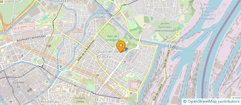 localisation de l'entreprise SCI EUROPLAZA à STRASBOURG