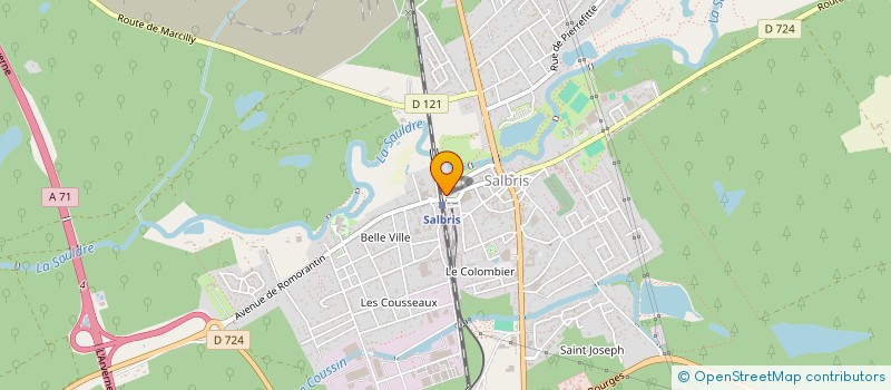 localisation de l'entreprise SCI EUROSAL  SALBRIS