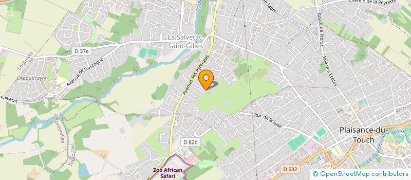 localisation de l'entreprise SCI EUROSTEL  LA SALVETAT-SAINT-GILLES