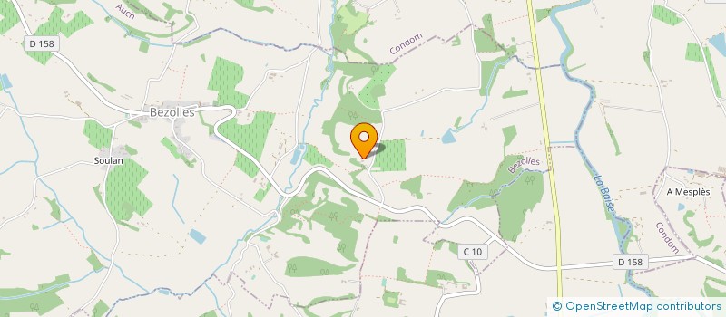 localisation de l'entreprise SCI EUROZONE  VALENCE-SUR-BAISE