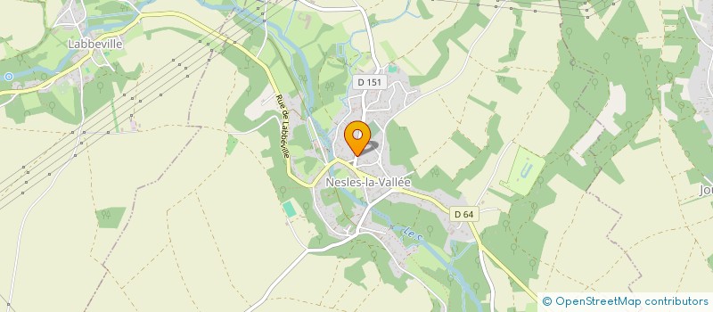 localisation de l'entreprise SCI EURYALE  NESLES-LA-VALLEE