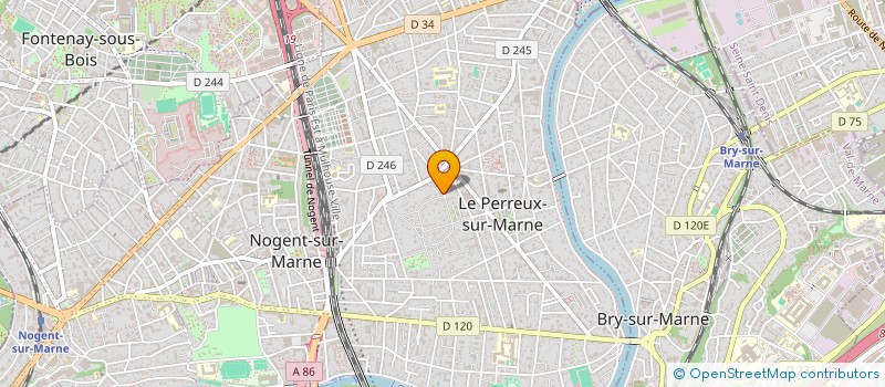 localisation de l'entreprise SCI EURYALIS  LE PERREUX-SUR-MARNE