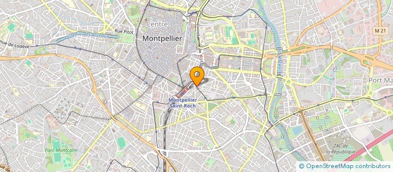 localisation de l'entreprise SCI EURYDICE à MONTPELLIER