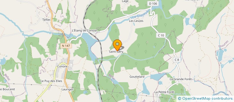 localisation de l'entreprise SCI EURYDICE  NANTIAT