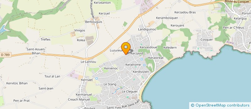 localisation de l'entreprise SCI EUSA  PLOUGONVELIN