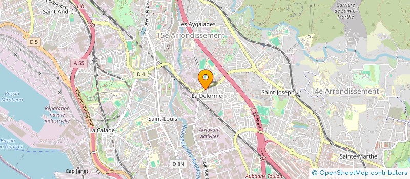 localisation de l'entreprise SCI EUSKADI CORSA à MARSEILLE