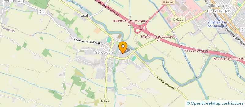 localisation de l'entreprise SCI EUSKAL  MAUREMONT