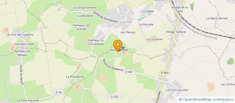 localisation de l'entreprise SCI EUSKERA  BREUVILLE