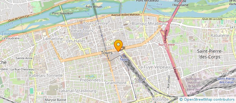 localisation de l'entreprise SCI EUSTACHE  TOURS