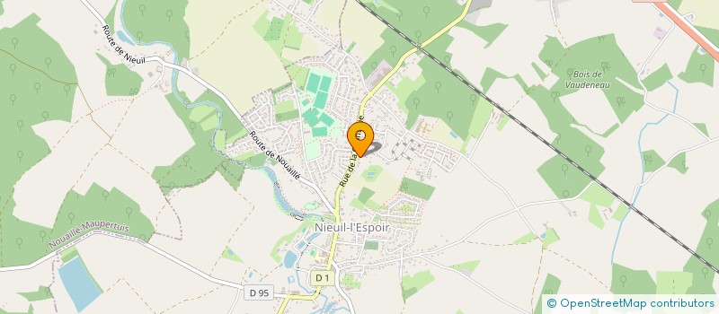 localisation de l'entreprise SCI EUTERPE  NIEUIL-L'ESPOIR
