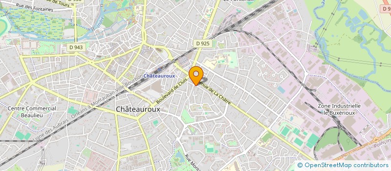 localisation de l'entreprise SCI EUTERPE à CHATEAUROUX