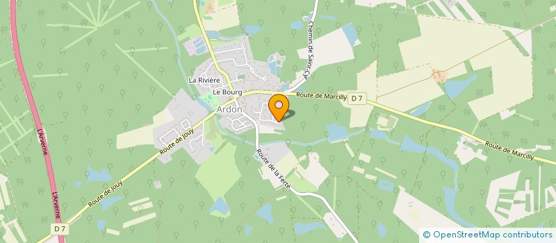 localisation de l'entreprise SCI EUVERTE ACEJ à ARDON