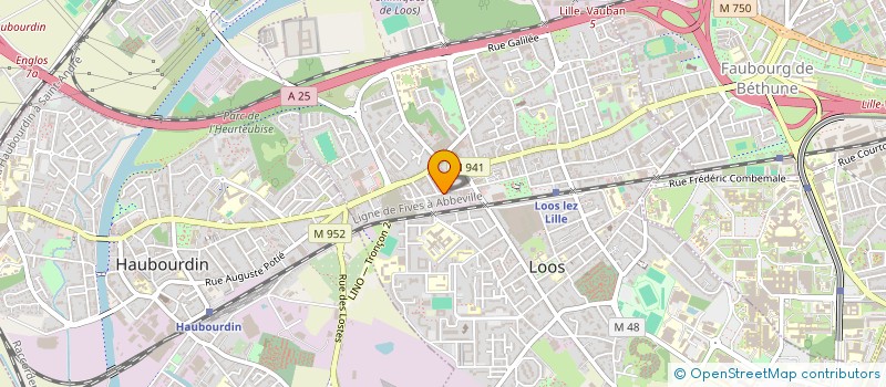 localisation de l'entreprise SCI EUX'MMOBILIER  LOOS