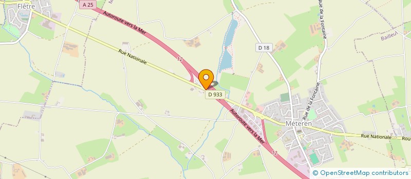 localisation de l'entreprise SCI EV 2430  METEREN