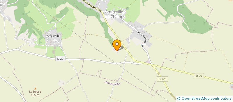 localisation de l'entreprise SCI EV'IMMO  AMFREVILLE-LES-CHAMPS