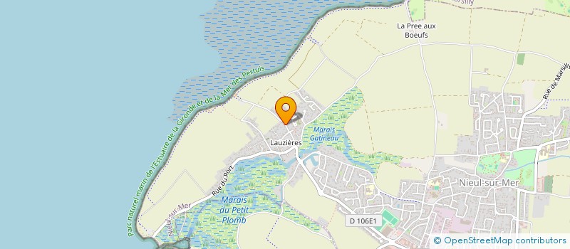 localisation de l'entreprise SCI EV2M  NIEUL-SUR-MER