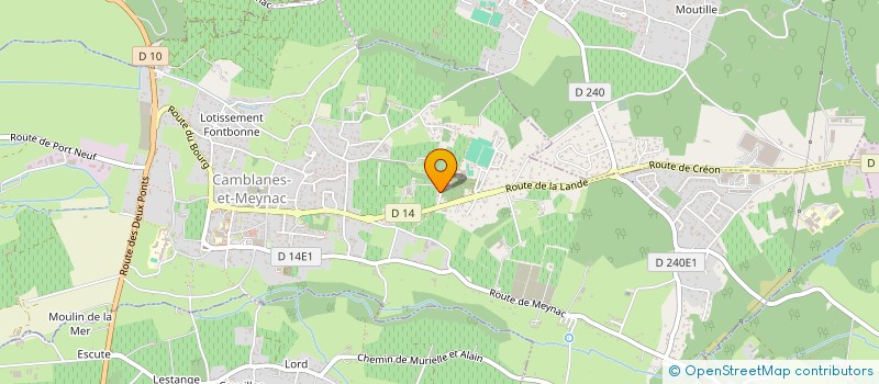 localisation de l'entreprise SCI EVA  LATRESNE