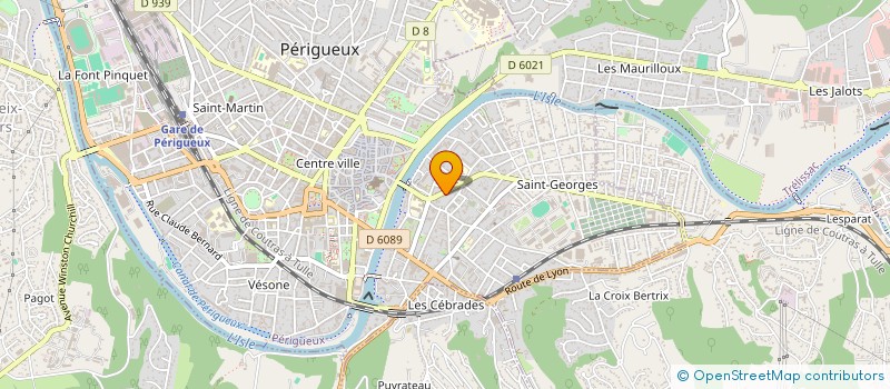 localisation de l'entreprise SCI EVA à PERIGUEUX
