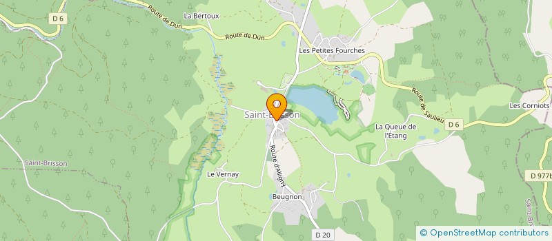 localisation de l'entreprise SCI EVA à MONTSAUCHE-LES-SETTONS