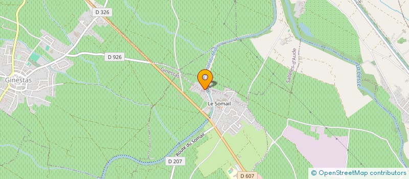 localisation de l'entreprise SCI EVA  GINESTAS